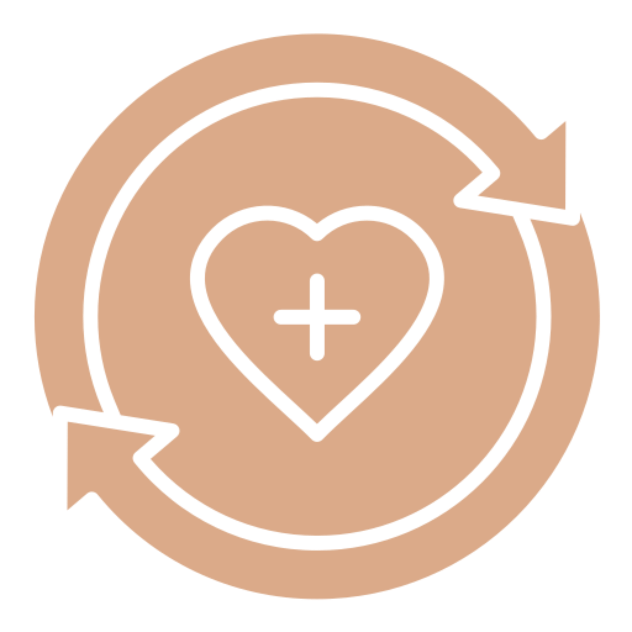 Heart with arrows and plus sign