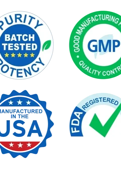 Batch tested purity and potency labels
