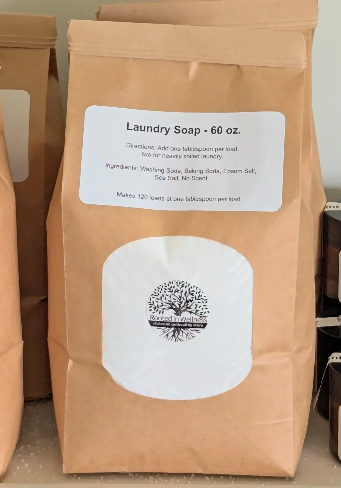Eco-friendly laundry soap packaging